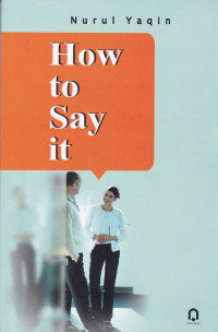 Image of How to say it