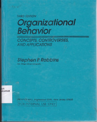 Image of Organizational behavior: concept, controversies, and applications