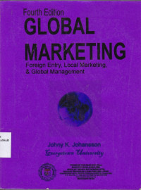 Image of Global marketing: foreign, local marketing & global management