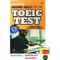 Image of Developing reading skills for the toeic test