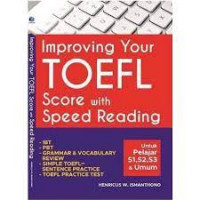 Image of Improving your toefl score with speed reading