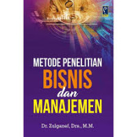 Image of Metode penelitian bisnis dan manajemen