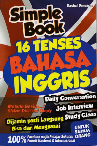 Image of Simple book 16 tenses bahasa inggris