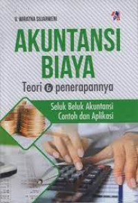 Image of Akuntansi biaya teori dan penerapan